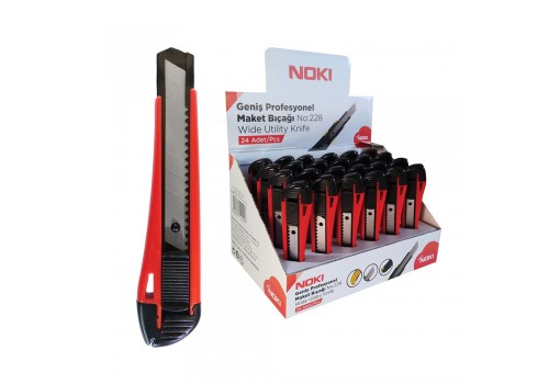NOKİ MAKET BIÇAĞI PLASTİK 18MM GENİŞ 