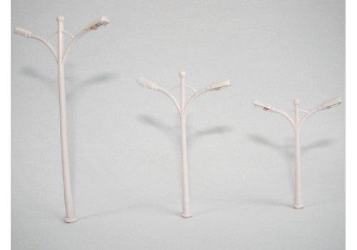 SOKAK LAMBASI ÇİFT YÖNLÜ 1/100 ÖLÇEK 9,5cm 6V IŞIKLI D97-221